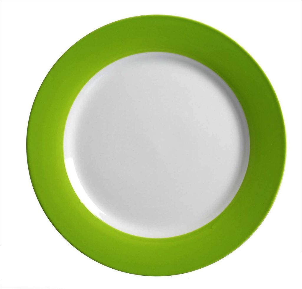 A single plate on a white background.