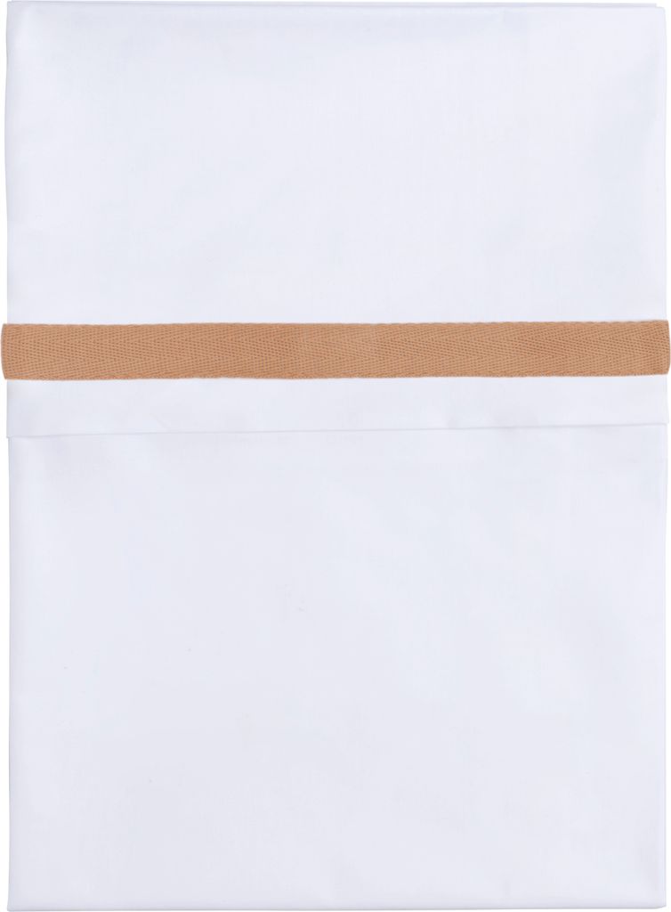 Baby's Only Baby Bettlaken gewebtes Band - Caramel/Weiß - 80x100 cm