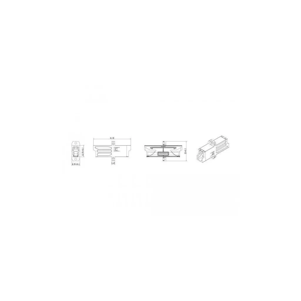 DELOCK LWL Kupplung E2000 Simplex Monomode Bleu - Raccord Fibre Optique