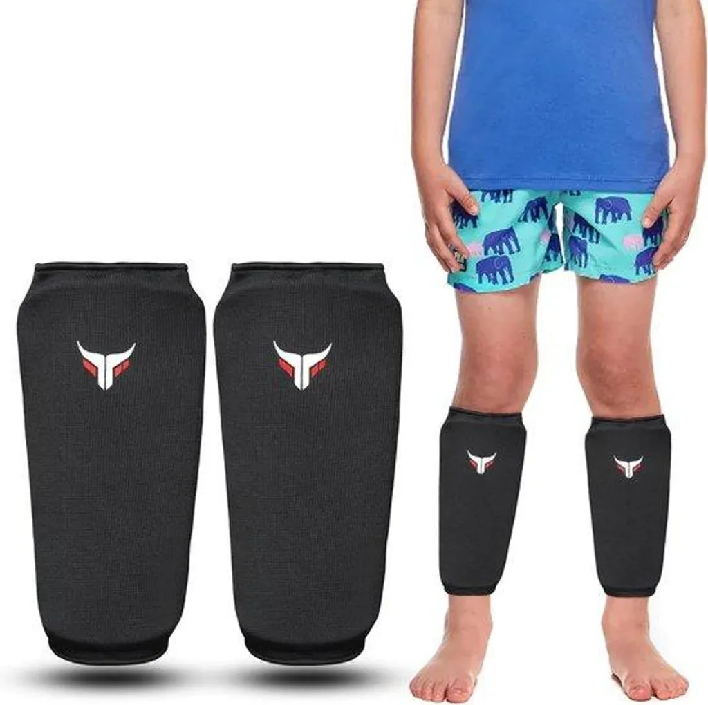 Équipement de protection tibia enfant pour muay thaï et arts martiaux