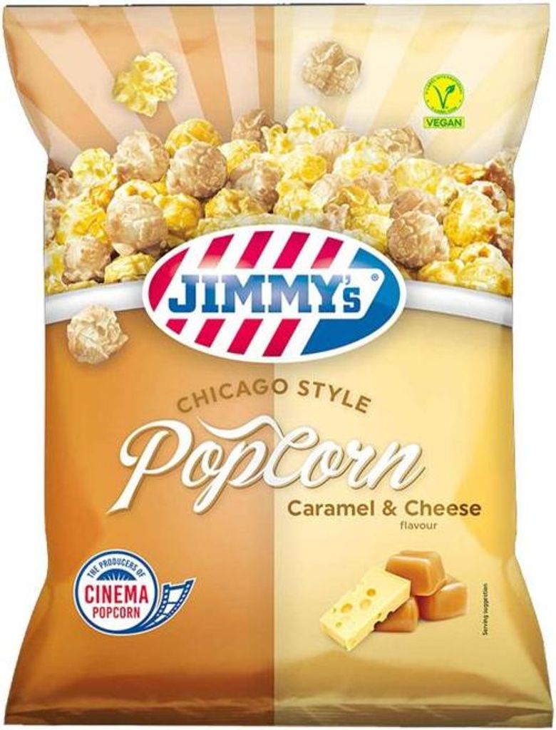 Jimmy's Popcorn Chicago Style Caramel & Cheese 110g