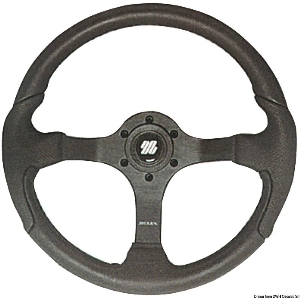 Volant ULTRAFLEX Nisida 350 mm pour remplacer une direction de bateau