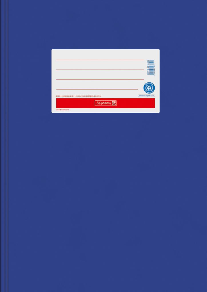 BRUNNEN Hefthülle A4 Papier extrastark enzianblau Produktbild 