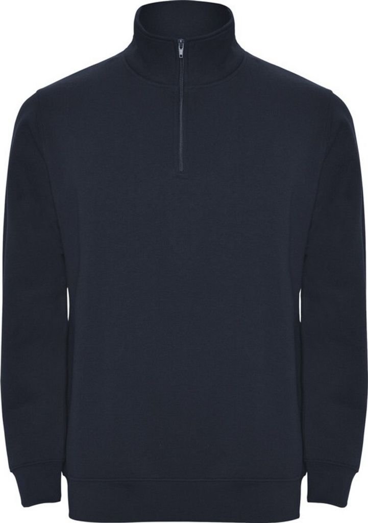 Roly - "Aneto" Sweatshirt mit kurzem Reißverschluss für Herren PF4313 (S) (Marineblau)