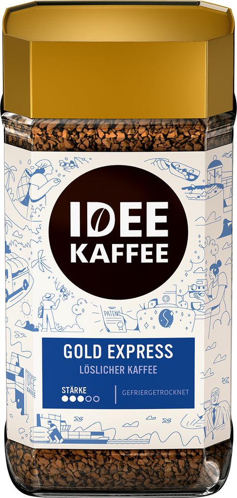 Idee Kaffee GOLD EXPRESS löslicher Kaffee, 200g Produktbild