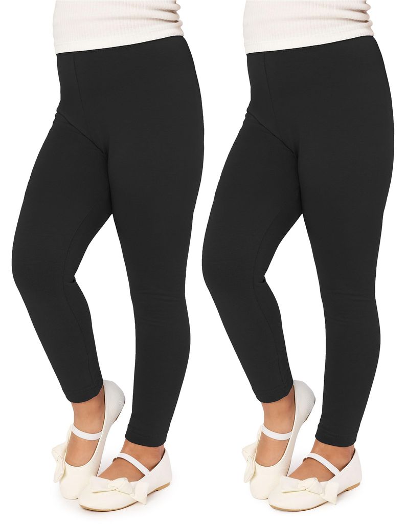 Merry Style Mädchen Lange Leggings aus Viskose 2 Pack Produktbild 