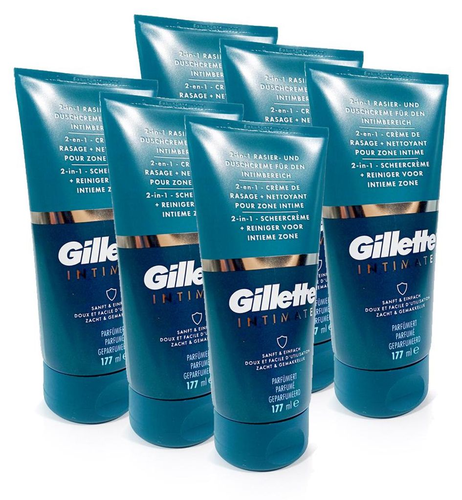 Gillette Intimate, pěna na holení a sprchový gel 2 v 1, 177 Obrázek produktu 