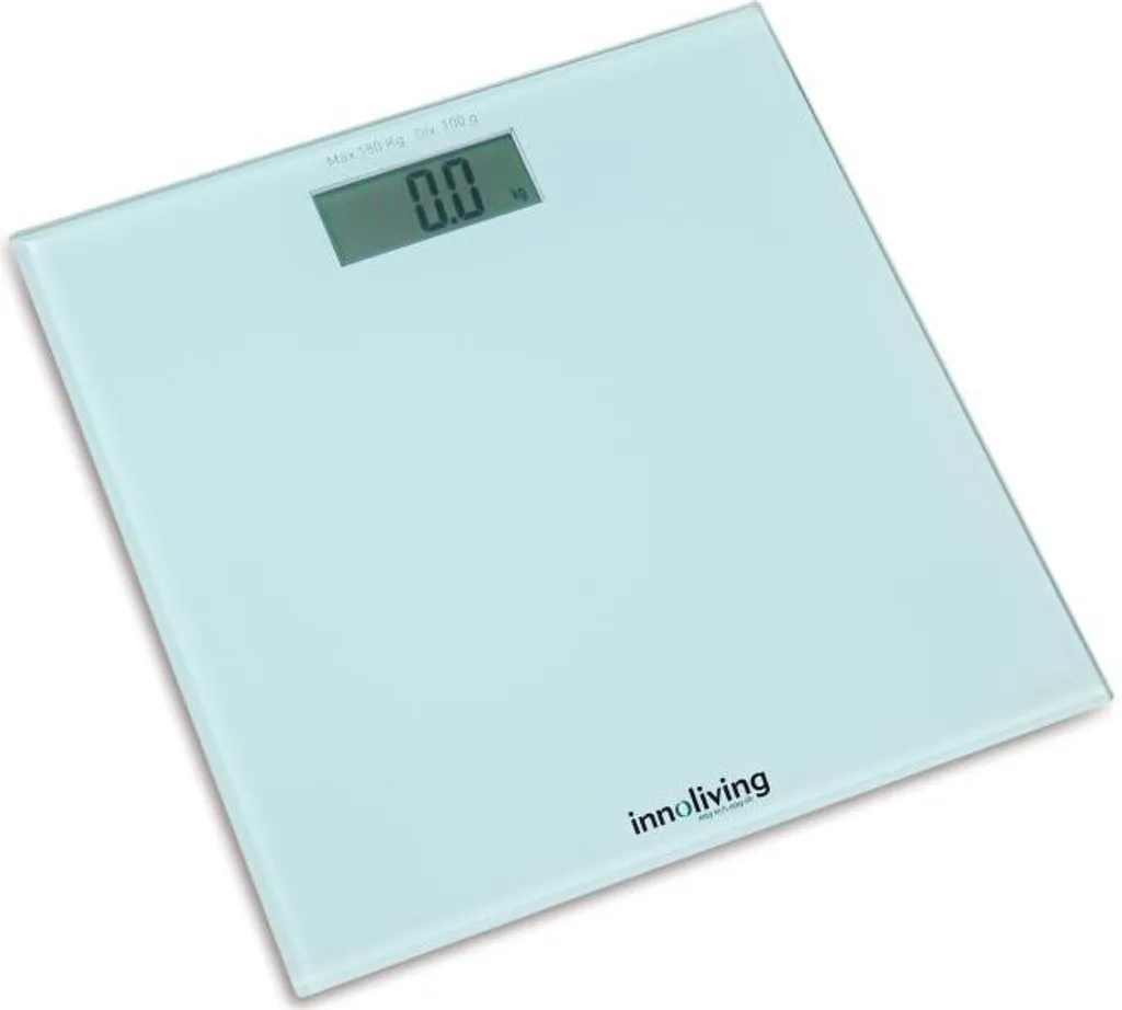 Suivi du poids quotidien avec le pèse-personne Innofit INN-107 blanc
