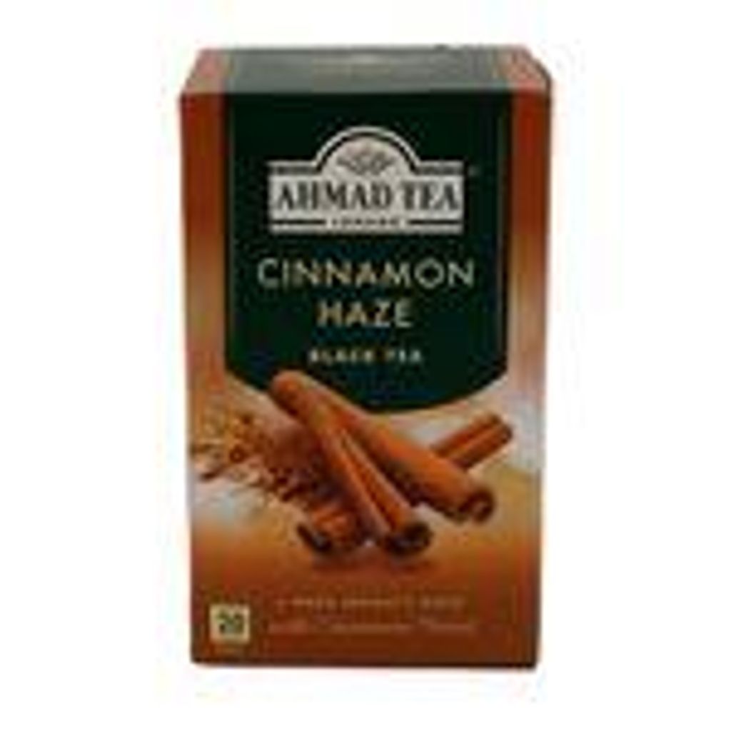Ahmad Tea Cinnamon Haze | Schwarzer Tee mit Zimt | 20 Teebeutel | Würzig & Aromatisch