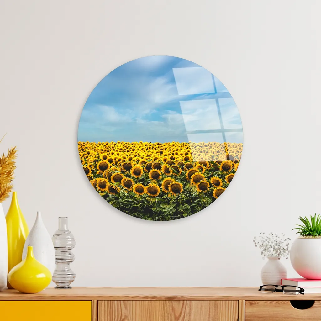 Wallity UV-1155: Quadro in Vetro Temperato 30x30 - Arredo Moderno Casa