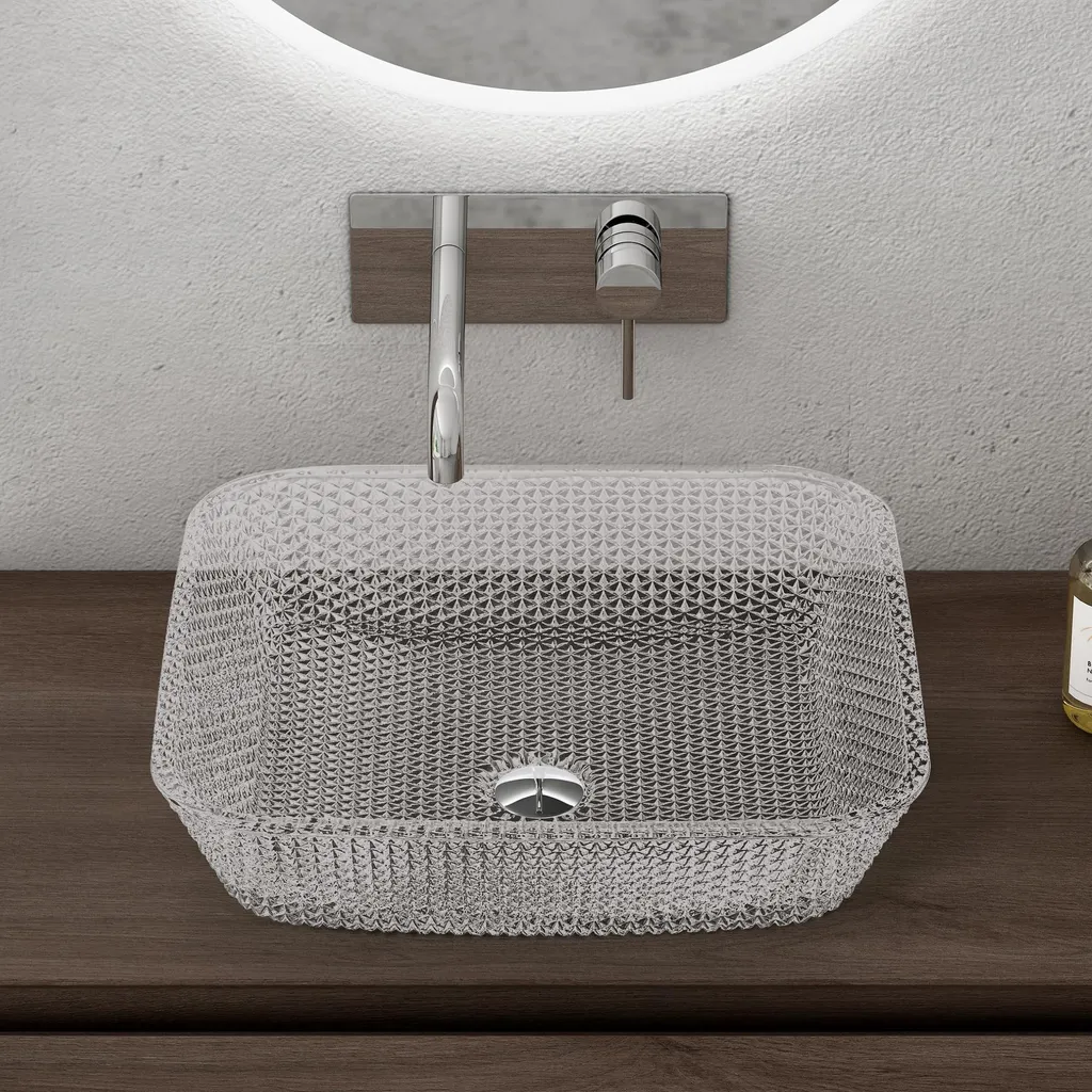 Lavabo Artistico in Vetro doporro Minerva03 - Crea la Tua Spa a Casa