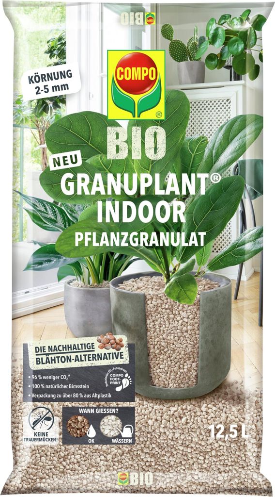 COMPO  GRANUPLANT Indoor Pflanzengranulat - 100% Produktbild 