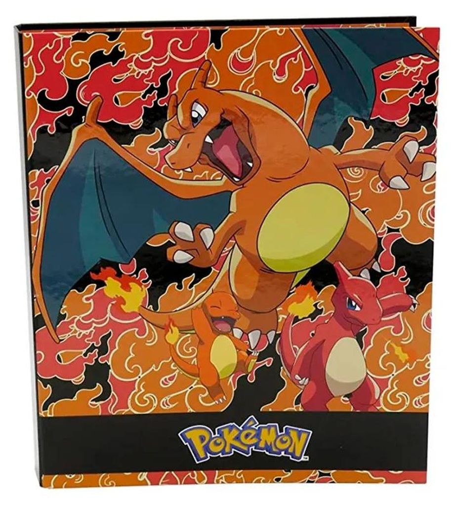 Pokemon A4 Ring Charmander Evolution Ordner Mehrfarbig  Produktbild 