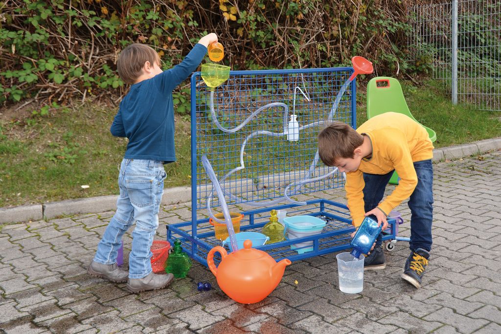EDUPLAY 160269 Mobiles Gestell, blau Produktbild 