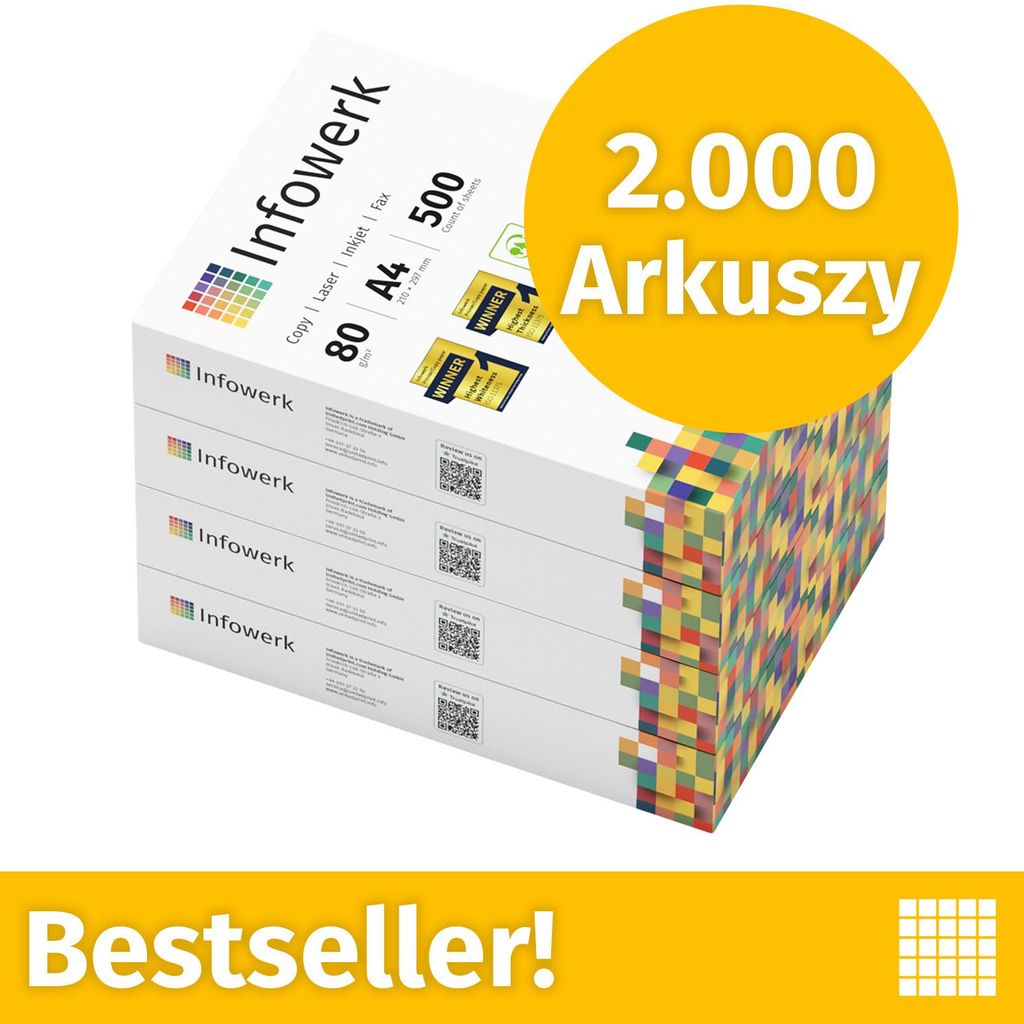 NOWOŚĆ: Infowerk Papier do drukarek i kopiarek, 2000 Zdjęcie produktu 