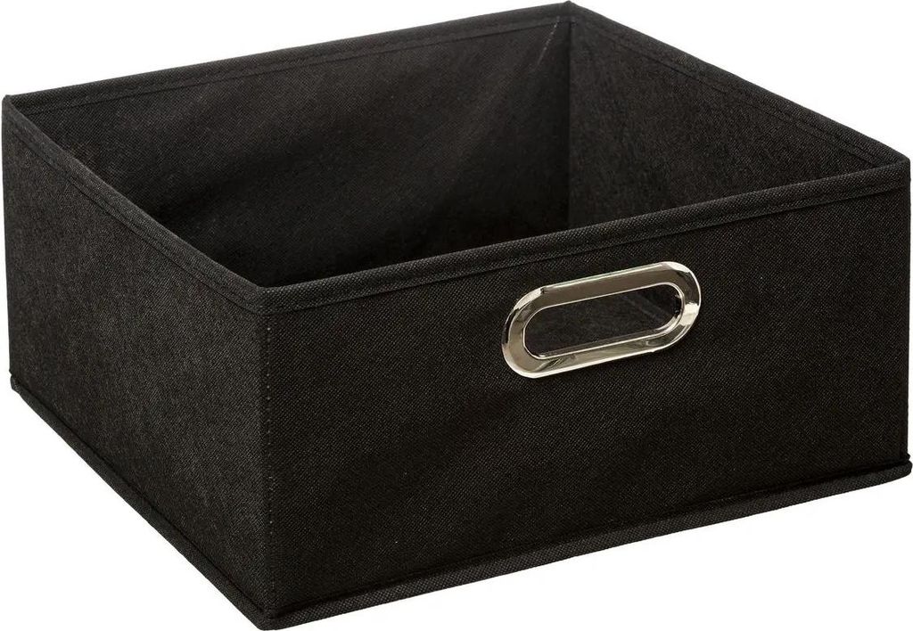 Stoffkorb 31x15cm "mix n modul" schwarz - 5 five simply Produktbild 
