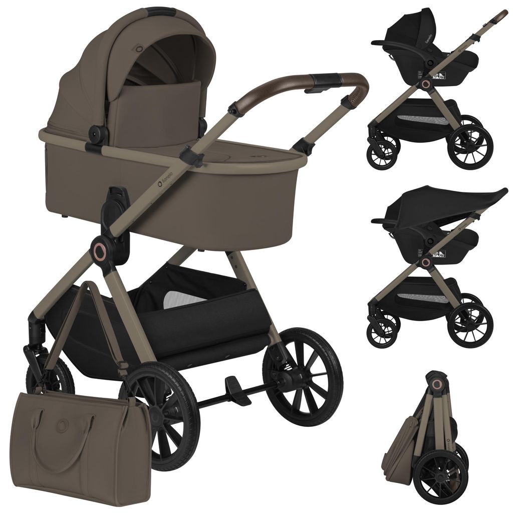 Lionelo Kombikinderwagen Layla 3in1 Babyschale, Babywanne Produktbild 