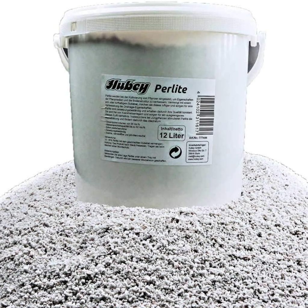 Hubey Perlite für Pflanzen 12 L Sauerstoffspeicher Substrat Produktbild 