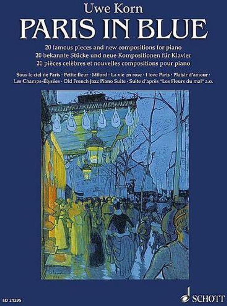 Paris in Bluefür Klavier