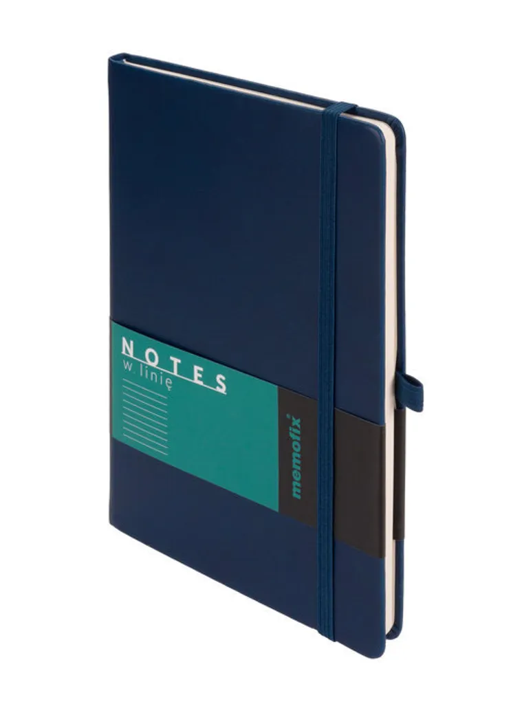 Notes Professionale A5 Memofix Granatowy | Righe per il Successo