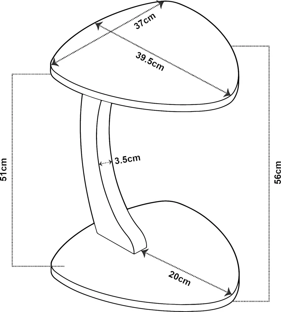 Support ordinateur pour canapé Klinerg table d'appoint mobile bois - 8