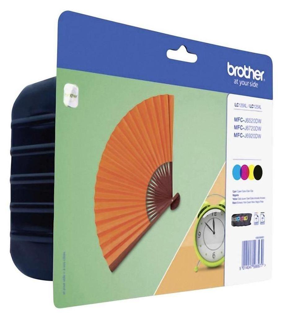 Brother LC-129XLVALBP, Schwarz, Cyan, Kastenie, Gelb, 4 Produktbild 