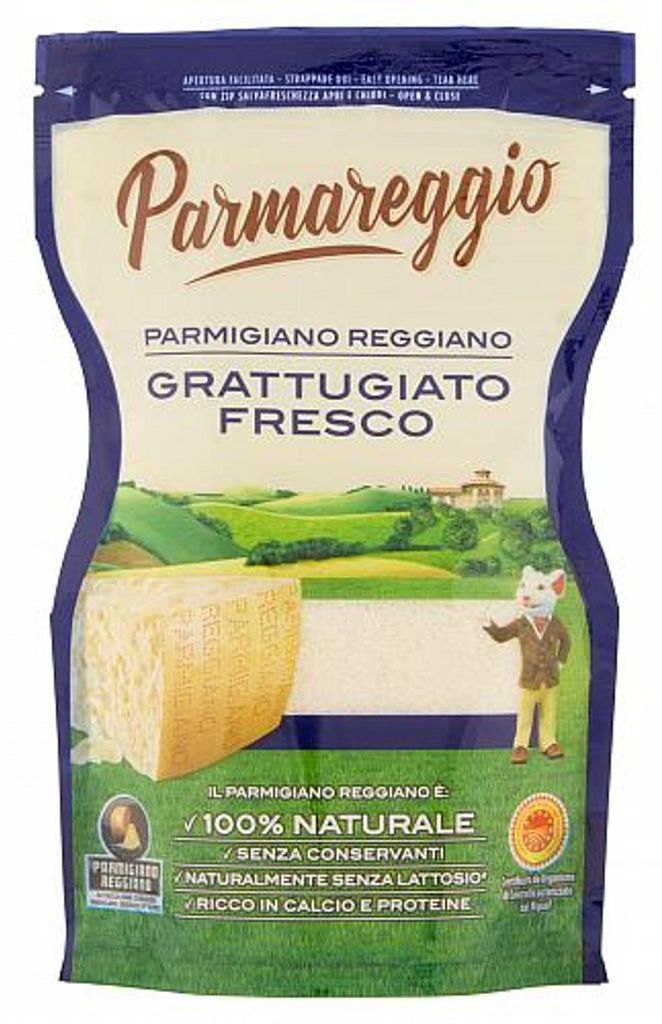 Parmigiano Reggiano râpé, 60 g, marque Parmareggio Image du produit 
