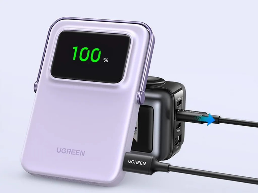 Batterie de Secours iPhone et Android Ugreen PB571 5000mAh 20W Violet - 9