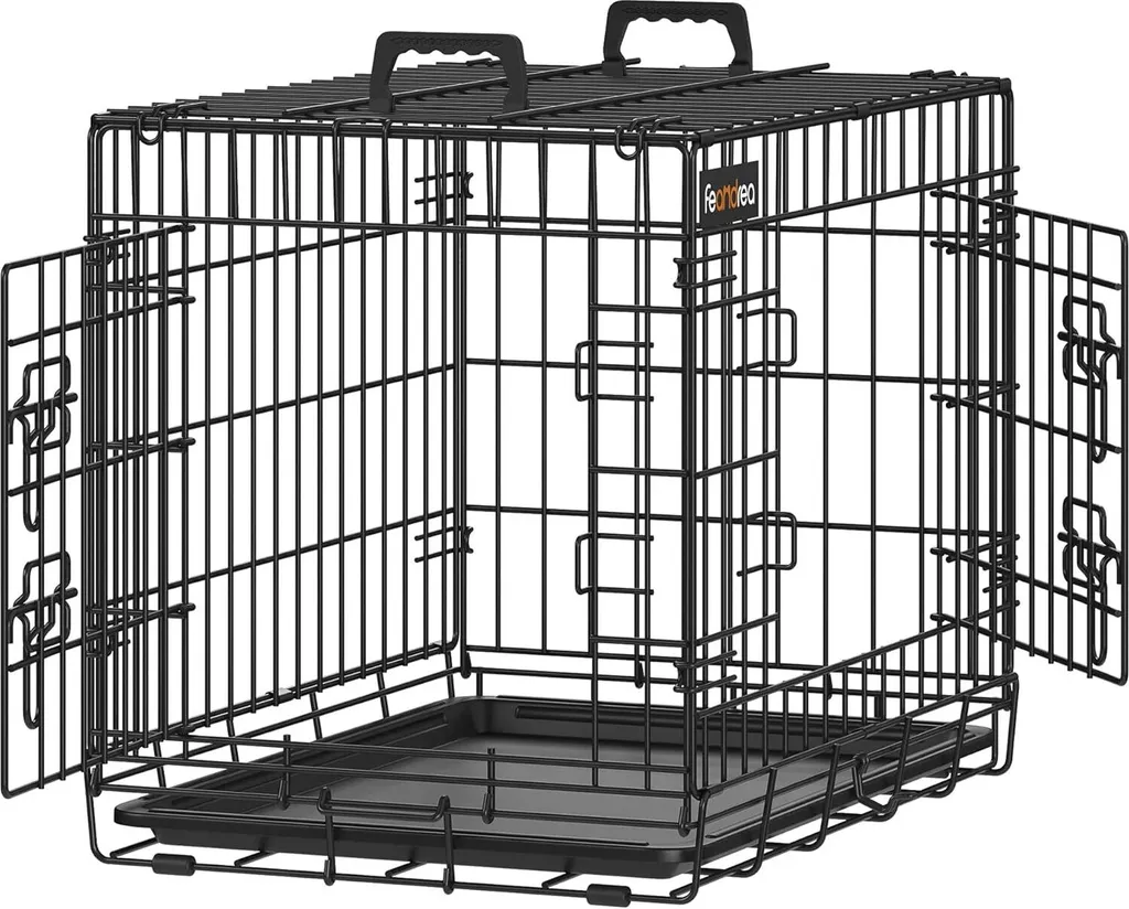Caisse de transport pliable pour éducation chien S 61x43.5x50.5 cm