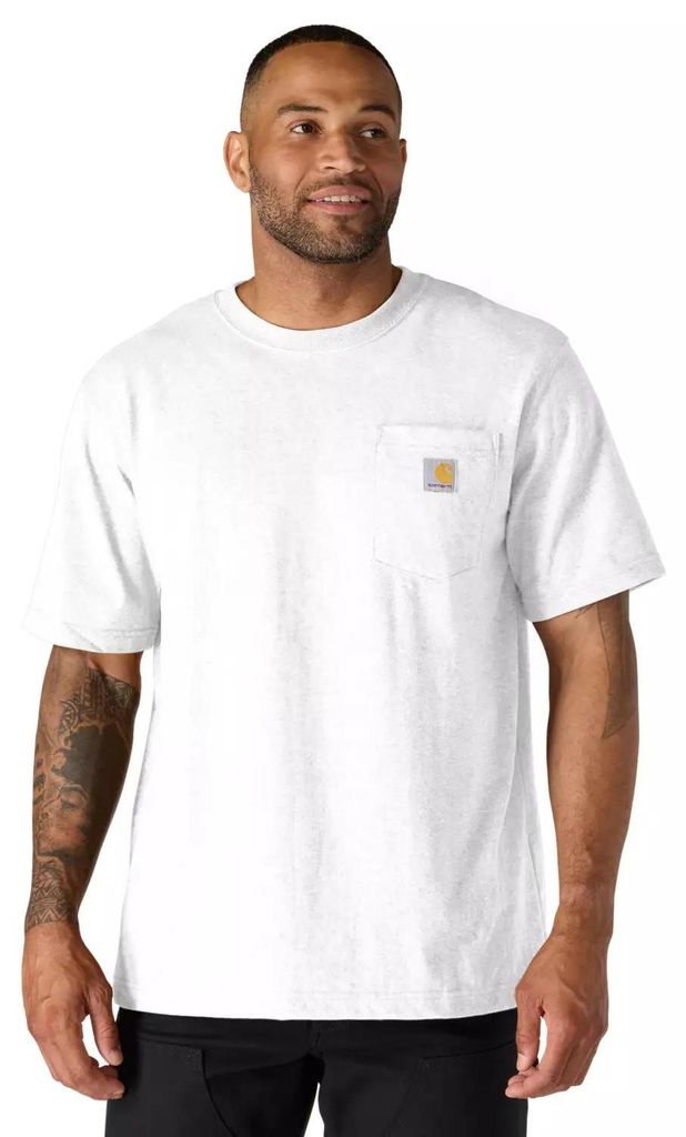 Carhartt Dearborn Relaxed Pocket Kurzarm-t-shirt Weiß M Mann Weiß M