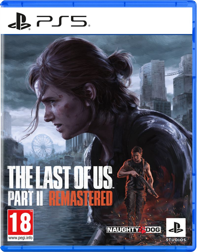 The cover art for 'The Last of Us Part II Remastered' video game for PlayStation 5.