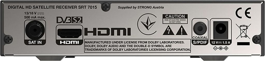 SRT 7015 DVB-S2 Digitaler HD Satelliten Reciever Produktbild 3