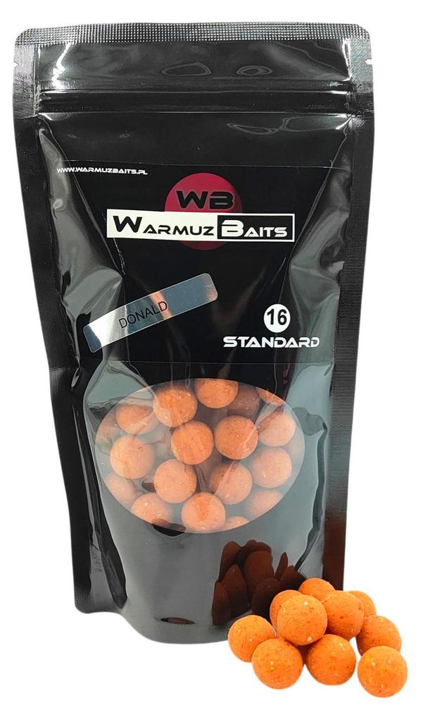 Futterboilies 16mm Warmuz Baits Beutel 250g DONALD