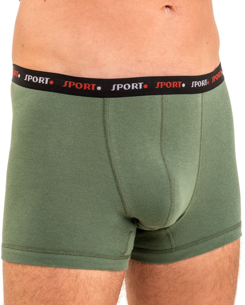 HERMKO 8950 Herren Pant Boxershorts mit Webbund, Größe:D 8 = EU XXL, Farbe:olive