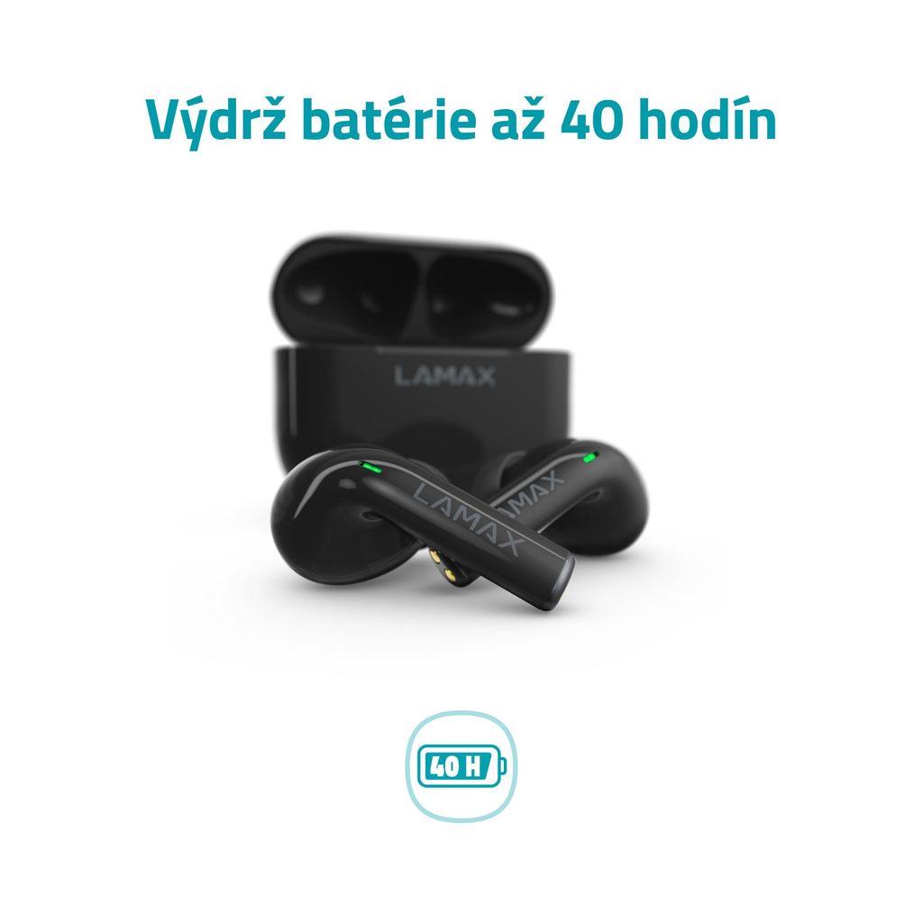 LAMAX Electronics WIRELESS HEADPHONES LAMAX CLIPS1 LMXCL1B Obrázok produktu 