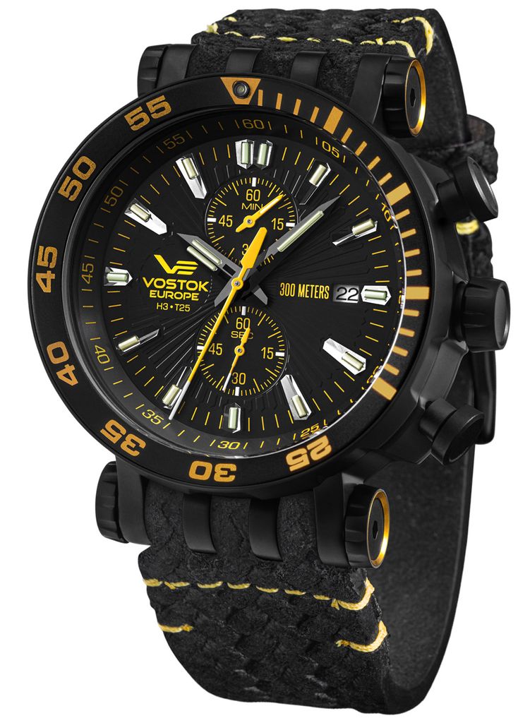 Ensemble pour homme VOSTOK EUROPE VK61-575C589 en noir Image du produit 