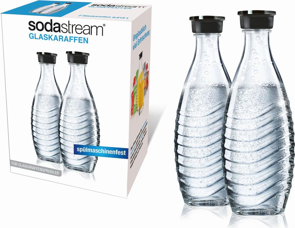 SodaStream Glaskaraffen 0,6 Liter im  2er-Pack, 764997 Produktbild 