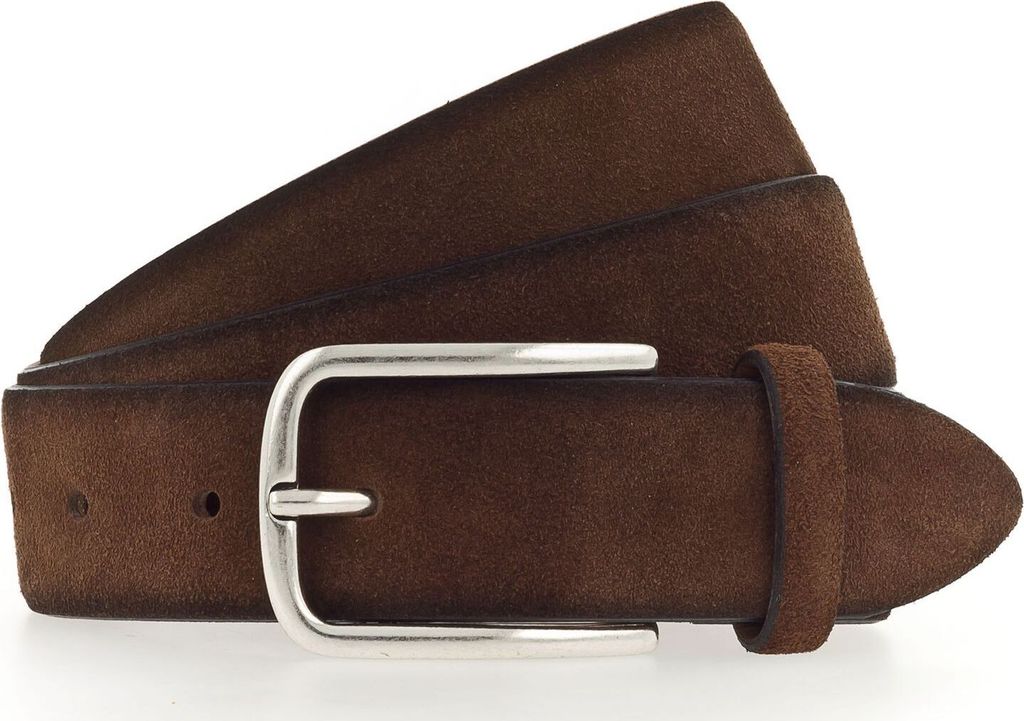 Vanzetti Leder Gürtel Velours Belt W95 Baileys braun