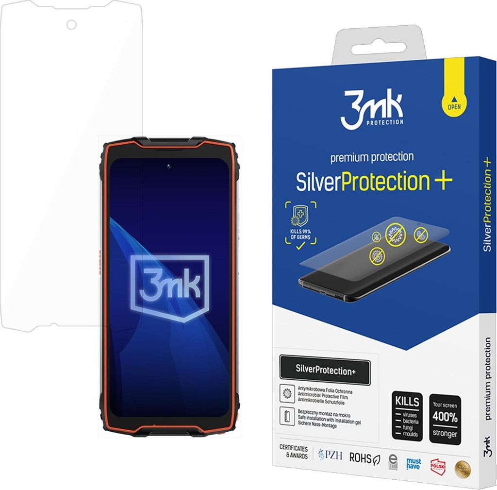 3mk Display Antimikrobielle Schutzfolie SilverProtection+ für Blackview BV9300 Pro 0,21mm Self-Heal