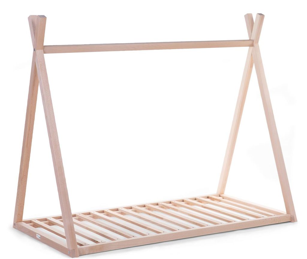 CHILDHOME Tipi-Bettgestell 70x140 cm Holz Natur