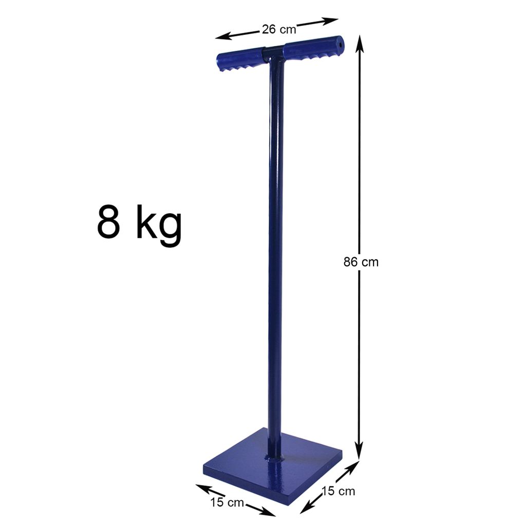 Betonstampfer 8kg Handstampfer Erdstampfer Bodenverdichter Produktbild 