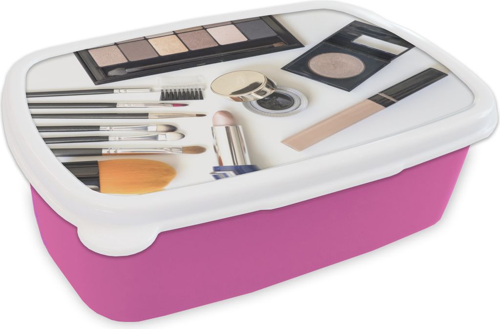 KitchenYeah Lunchbox Brotzeit Brotdose 17x11 cm Schminkkasten Kinder Brotzeitdose - Lunchpaket - Brotkasten - Sandwich Box