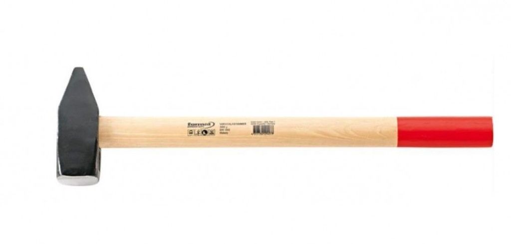 FORMAT Vorschlaghammer DIN1042 10kg Hickorystiel, Länge:600 mm, Gewicht:3 kg, Stiel:Holz