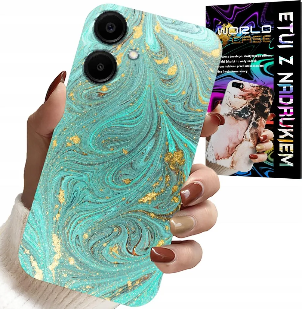 Cover Samsung A06 5G Marmo + Protezione Vetro Temperato Completa 360°