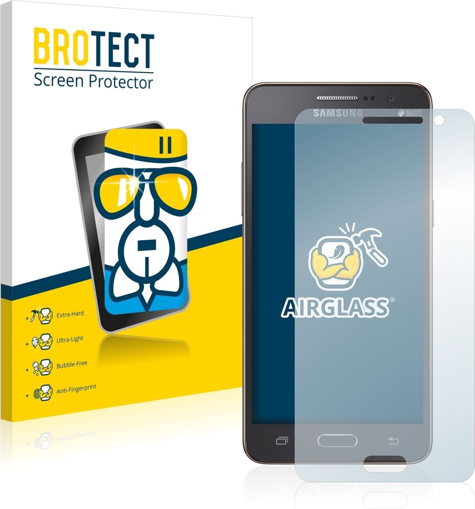 BROTECT Schutzglas für Samsung Galaxy Grand Prime SM-G530FZ Schutzfolie Panzer Folie Glas Display Schutz klar