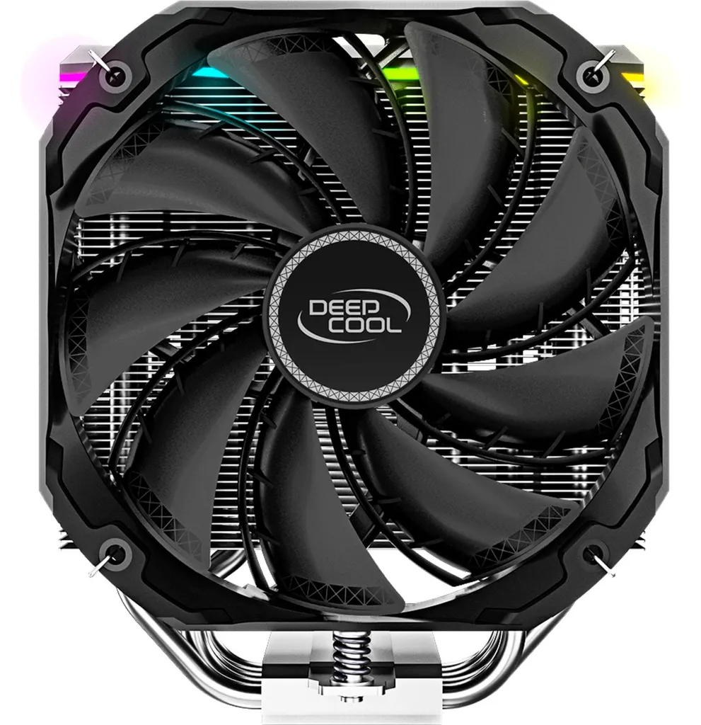 Deepcool AS500 BK Ventirad 5 Caloducs Slim pour socket Intel et AMD Noir