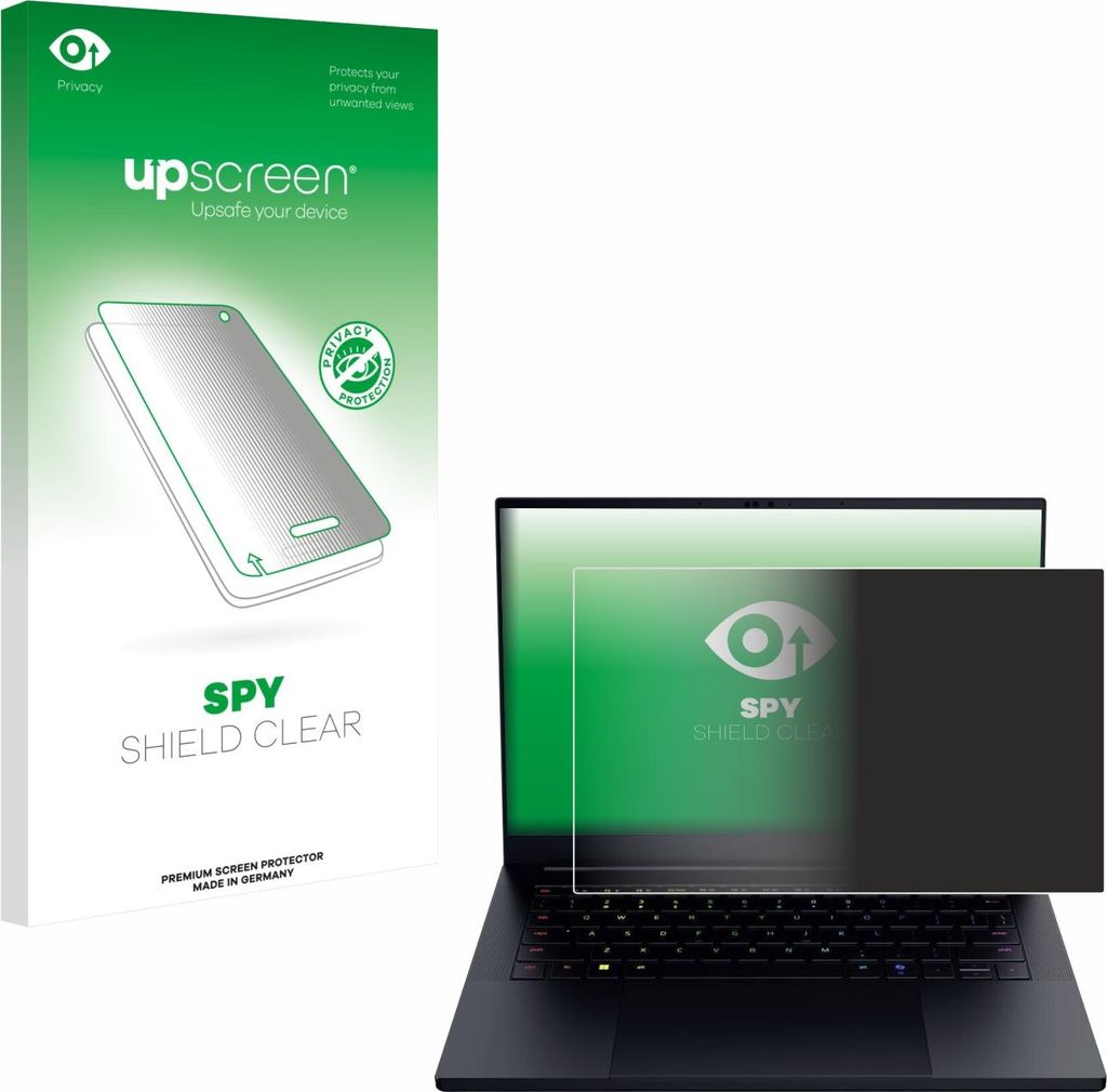 Für Razer Blade 14 2025 Sichtschutzfolie Schutzfolie upscreen Anti-Spy Privacy Sichtschutz Blickschutz Display Schutz Folie Blaulichtfilter