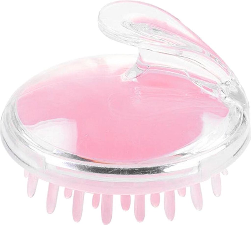 Bürste für die Kopfhautmassage - Rosa