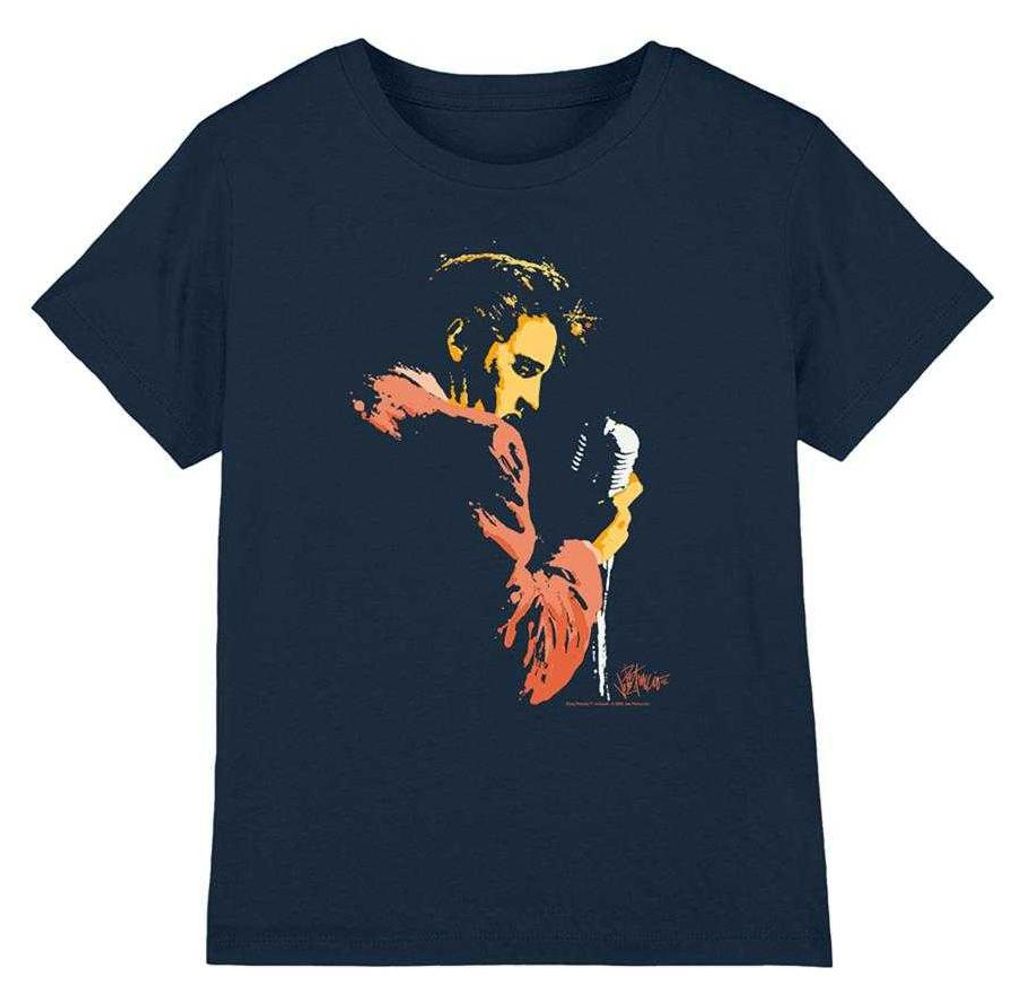 Elvis Presley - "Early" T-Shirt für Kinder TV33359 (128) (Marine)