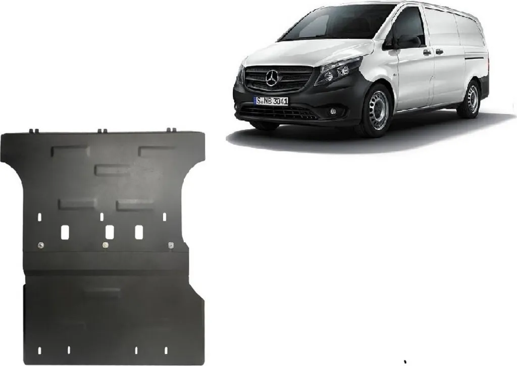 Sabot de protection moteur Mercedes Classe V W447 pour routes difficiles